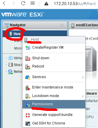 Changing Root Password on ESXi Host